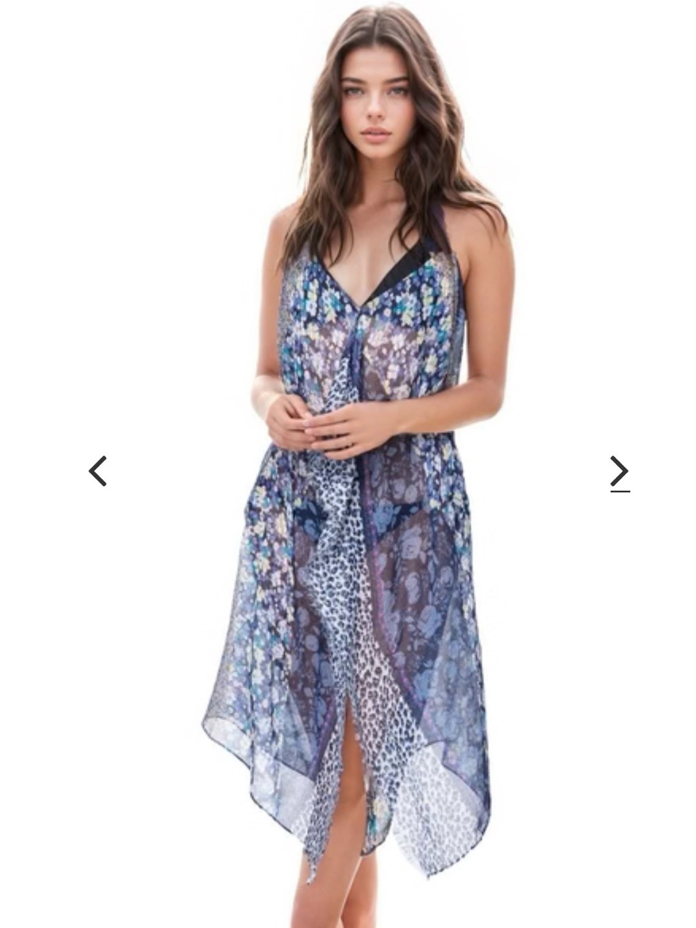 Maxi Tassel Sundress Coverup in paisley pool to party
